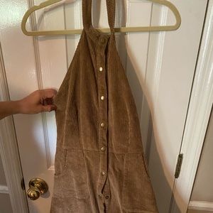 Corduroy dress, perfect for game day